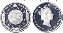 Продать Монеты Виргинские острова 20 долларов 1985 Серебро