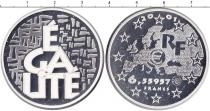 Продать Монеты Франция 6,55957 франка 2001 Серебро