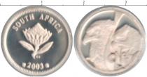 Продать Монеты ЮАР 2 1/2 цента 2003 Серебро