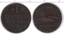 Продать Монеты Брауншвейк-Люнебург-Каленберг-Ганновер 1 пфенниг 1803 Медь
