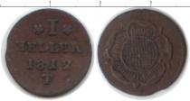 Продать Монеты Липпе-Детмольд 1 геллер 1812 Медь