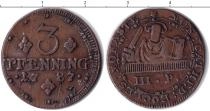 Продать Монеты Мюнстер 3 пфеннига 1787 Медь