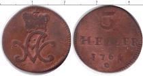 Продать Монеты Саксен-Майнинген 3 геллера 1761 Медь