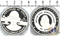 Продать Монеты Конго 10 франков 1999 Серебро