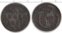 Продать Монеты Пруссия 1 грош 1811 Медь