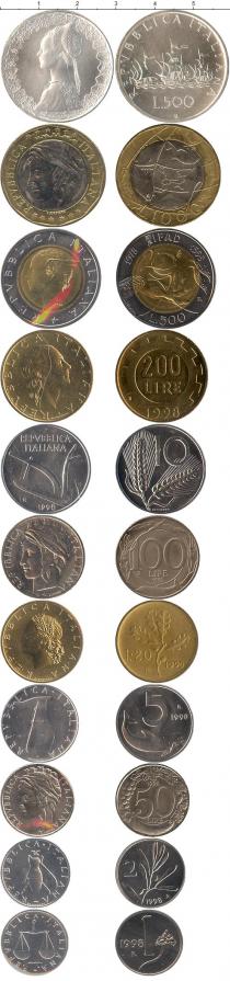 Продать Наборы монет Италия Италия 1998 1998 