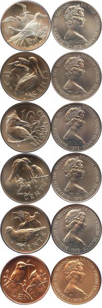 Продать Наборы монет Виргинские острова Выпуск 1973 года 1973 