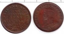 Продать Монеты Индия 1/4 анны 1912 Медь