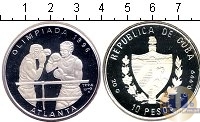 Продать Монеты Куба 10 песо 1994 Серебро