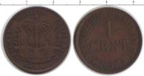 Продать Монеты Гаити 1 сантим 1893 Медь