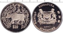 Продать Монеты Сингапур 10 долларов 1997 Серебро