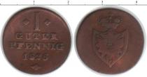 Продать Монеты Шаумбург-Гессен 1 пфенниг 1826 Медь
