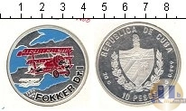 Продать Монеты Куба 10 песо 1994 Серебро