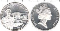Продать Монеты Белиз 5 долларов 1992 Серебро