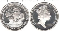 Продать Монеты Белиз 5 долларов 1989 Серебро