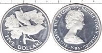 Продать Монеты Виргинские острова 5 долларов 1984 Серебро
