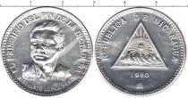 Продать Монеты Никарагуа 500 кордоба 1980 Серебро