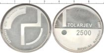 Продать Монеты Словения 2500 толаров 2003 Серебро
