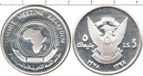 Продать Монеты Судан 5 динар 1978 Серебро