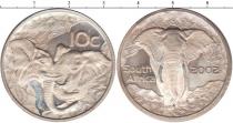 Продать Монеты ЮАР 10 центов 2002 Серебро