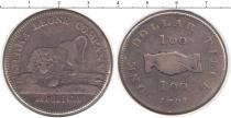 Продать Монеты Сьерра-Леоне 1 доллар 1791 Серебро