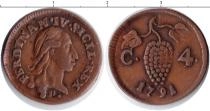 Продать Монеты Италия 4 кавалли 1791 Медь
