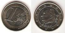 Продать Монеты Бельгия 1 евро 2012 Биметалл