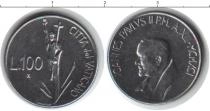 Продать Монеты Ватикан 100 лир 0 Медно-никель