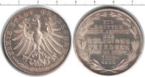 Продать Монеты Франкфурт 1 талер 1855 Серебро
