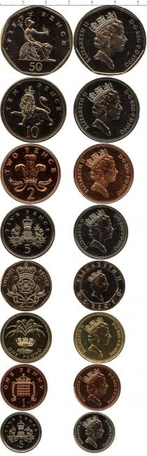 Продать Подарочные монеты Великобритания Регулярный выпуск 1990 года 1990 