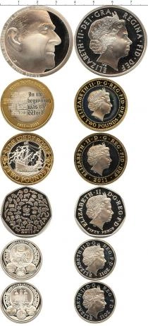 Продать Подарочные монеты Великобритания Выпуск монет в качестве пруф 2011 2011 Серебро