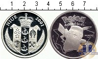 Продать Монеты Ниуэ 10 долларов 2001 Серебро