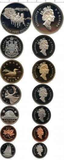 Продать Подарочные монеты Канада Выпуск монет 1992 в качестве Пруф 1992 