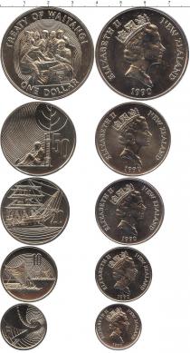 Продать Подарочные монеты Новая Зеландия Выпуск 1990 года 1990 Медно-никель