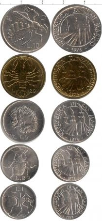 Продать Подарочные монеты Сан-Марино Выпуск 1974 1974 