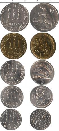 Продать Подарочные монеты Сан-Марино Выпуск 1975 1975 