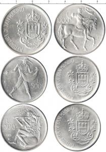 Продать Подарочные монеты Сан-Марино Выпуск 1981 года 1981 Серебро