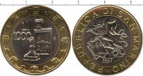 Продать Подарочные монеты Сан-Марино Тысячелетие построения замка 1997 Биметалл