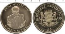 Продать Подарочные монеты Сомали Роберто Бениньи-обладатель Оскара 1999 Медно-никель