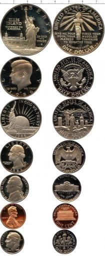 Продать Подарочные монеты США Выпуск монет 1986 года 1986 