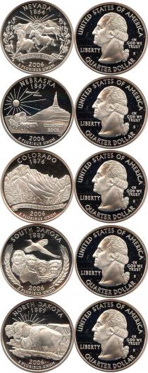 Продать Подарочные монеты США Выпуск монет 2006 в качестве Пруф 2006 Серебро