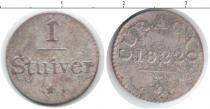 Продать Монеты Кюрасао 1 стювер 1822 Серебро