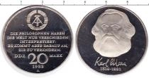 Продать Монеты ГДР 20 марок 1983 Серебро
