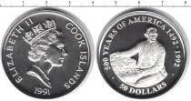 Продать Монеты Острова Кука 50 долларов 1991 Серебро