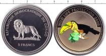Продать Монеты Конго 5 франков 2000 Медно-никель