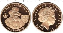Продать Монеты Олдерни 5 фунтов 2007 