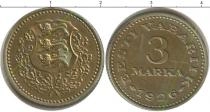 Продать Монеты Эстония 3 марки 1926 Медно-никель