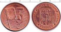Продать Монеты Андорра 5 евроцентов 2003 