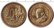Продать Монеты Ватикан 20 евроцентов 2007 