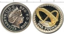 Продать Монеты Великобритания 1 фунт 2008 Серебро